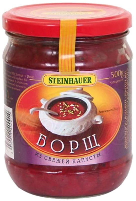 Bortschtsch "Steinhauer" mit Weißkohl